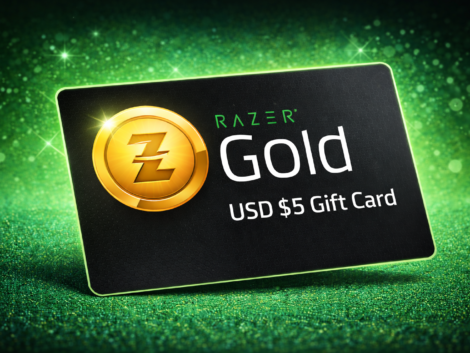 بطاقة هدايا Razer Gold بمبلغ 5 دولارات